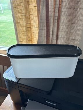 Tupperware Modular Mates Storageo Container with Black Lid